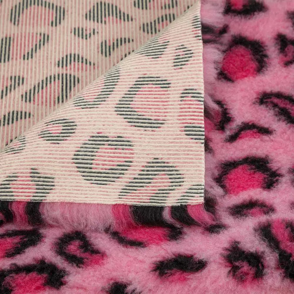 Foxy Fur -makuualusta, Pinkki leopardi ALE -10%