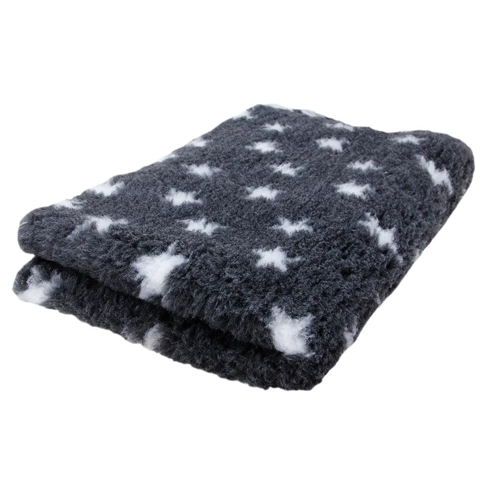 Foxy Fur -Makuualusta Tummanharmaa, valkoinen tähti ALE -10%