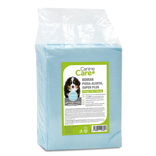 CanineCare Koiran pissa-alusta, Super Plus, 70x130cm 25 kpl