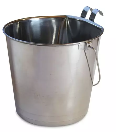 Metallinen juomasanko litteällä takaseinällä (2 l) - Kupit ja juoma-astiat tarhaan - 271012 - 1